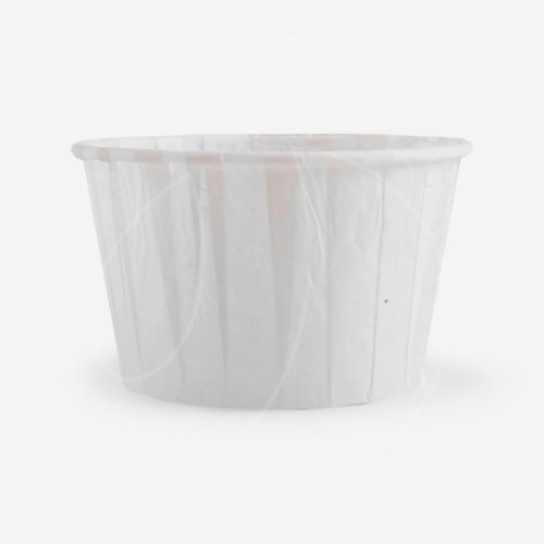 Капсула бумажная с подворотом Белая (без ламинации) D50 H40 10 шт 36676;