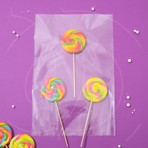 Пакетик прозрачный для сладостей 9х15 см 100 шт Пак-1