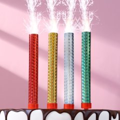 Свечи декоративные "Фонтан" 17,5 см 4 шт 1553640