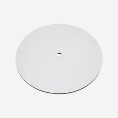 Подложка под торт ЛХДФ с отверстием Белая двухсторонняя 12 см 