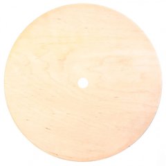 Подложка под торт деревянная с отверстием 4 мм 20 см F4/20-О